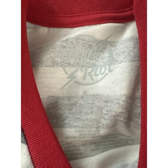 Urban Outfitters NEON RIOT Tokyo Race Mens Striped T-Shirt - Sz L - NWT - Picture 3 of 3